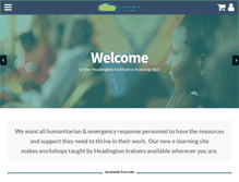 Tablet Screenshot of headington-institute-elearning.org